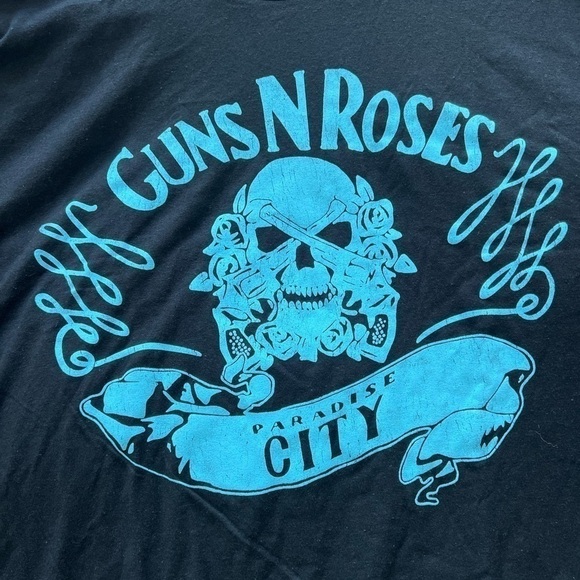 Guns N' Roses Paradise City Logo T-Shirt - Picture 8 of 13